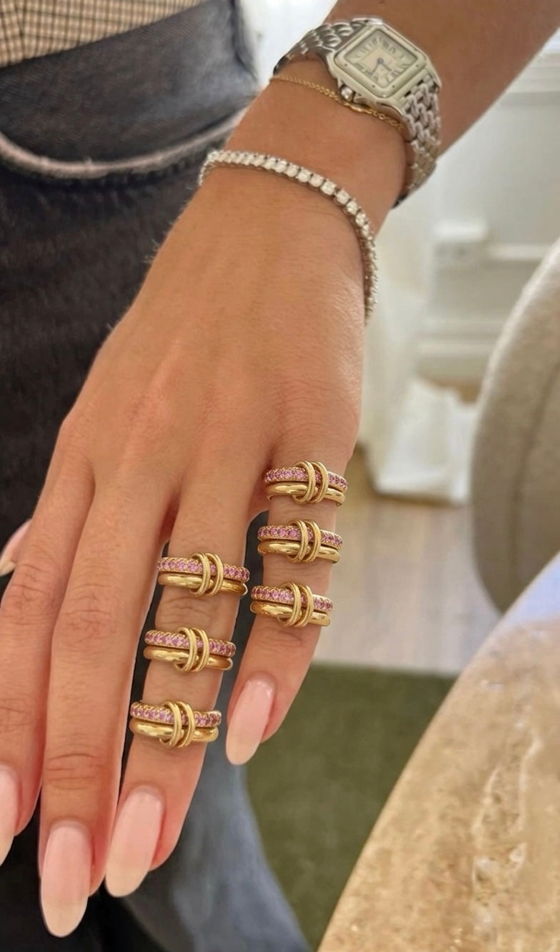Pink stack ring