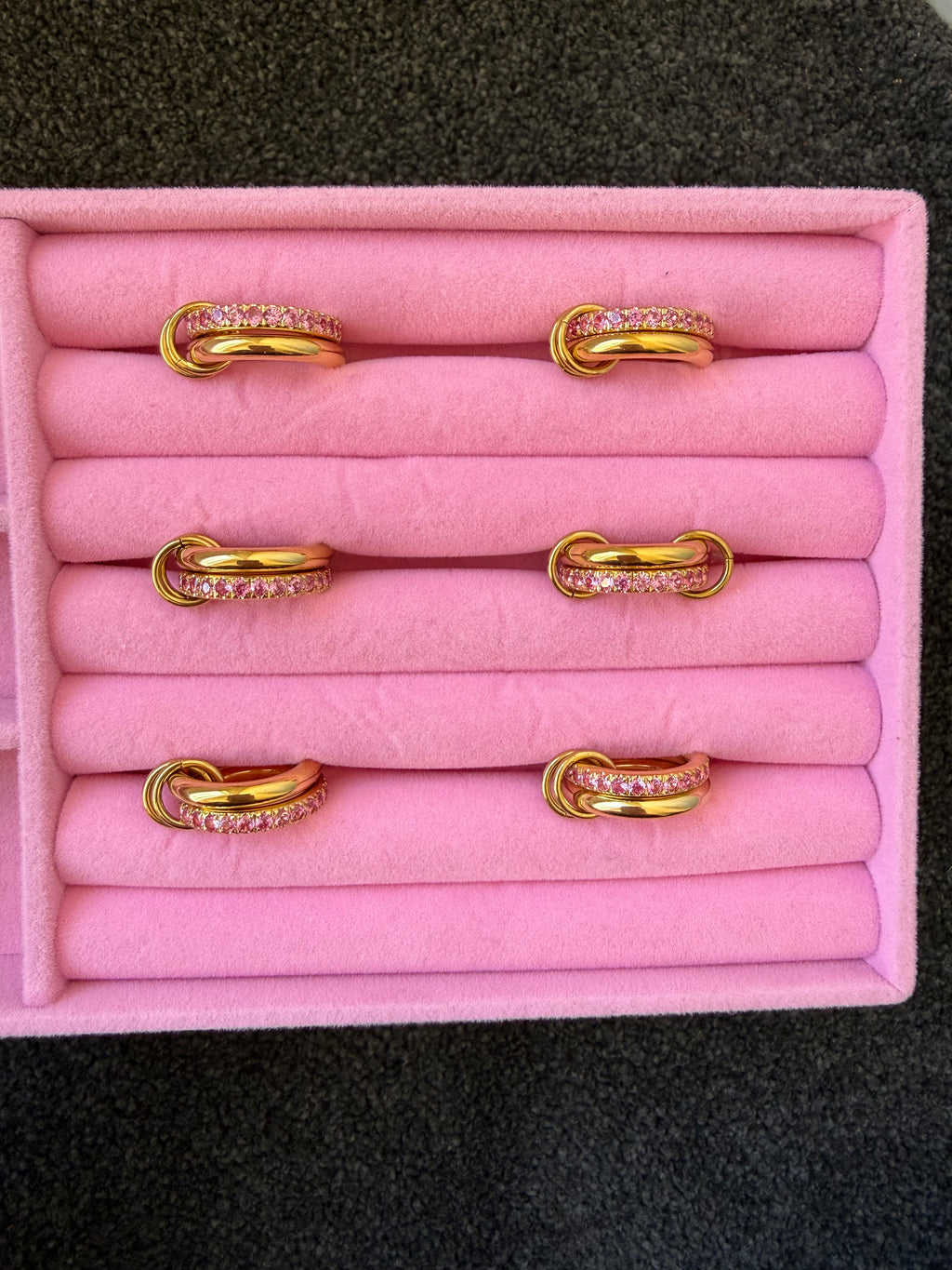 Pink stack ring
