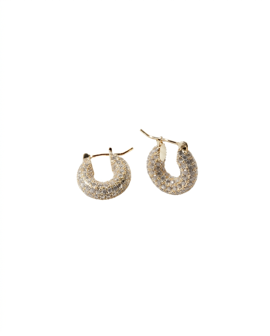 Cz Huggies Earrings