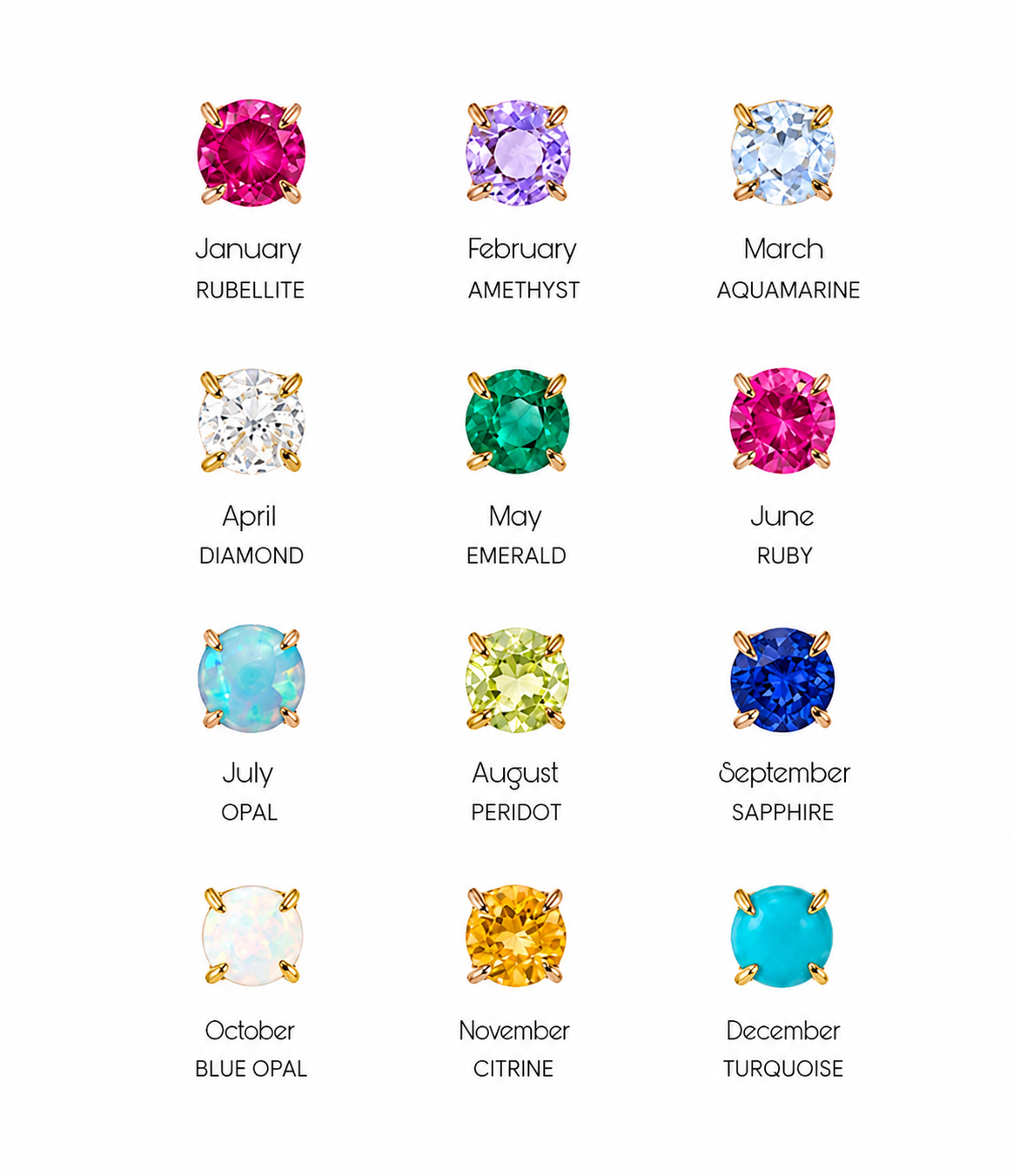 Birthstone Necklace
