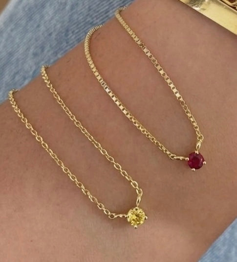 Birthstone Necklace