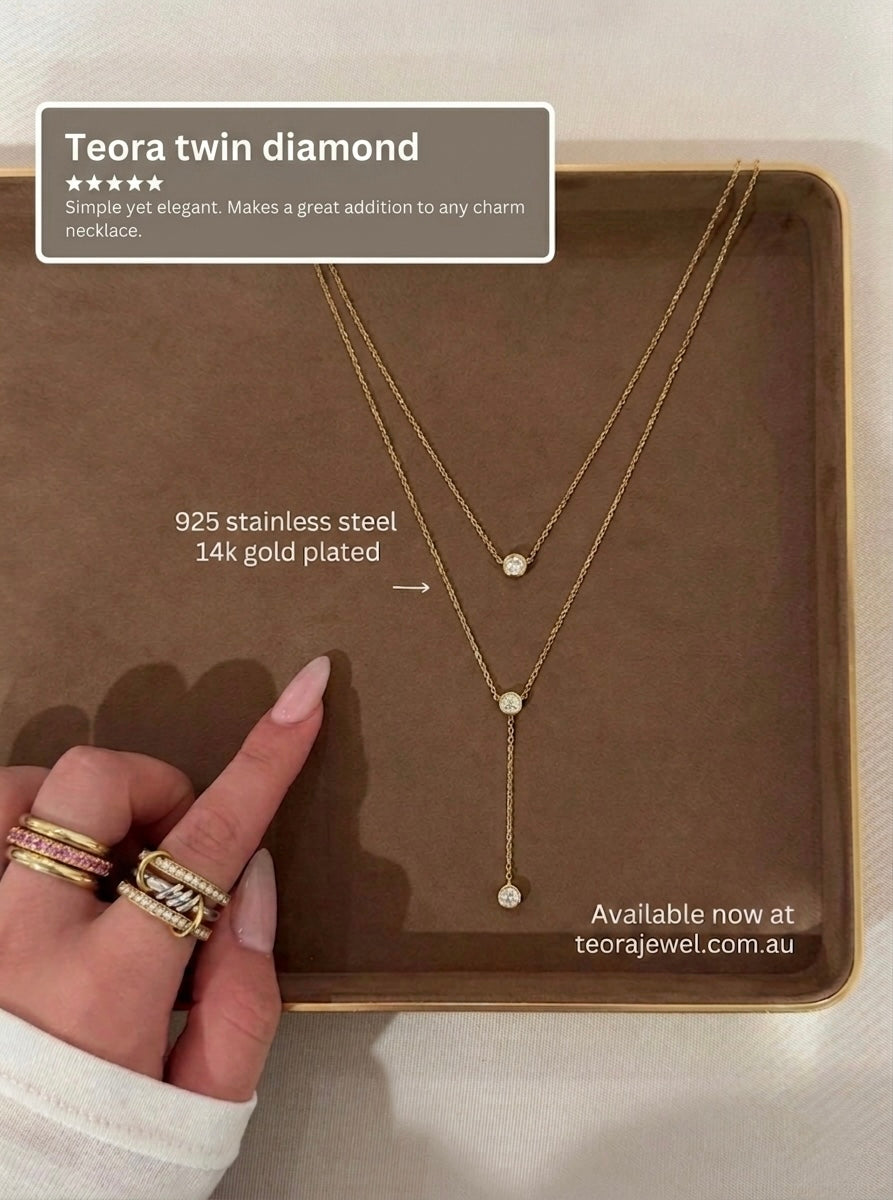 Double Drop Necklace