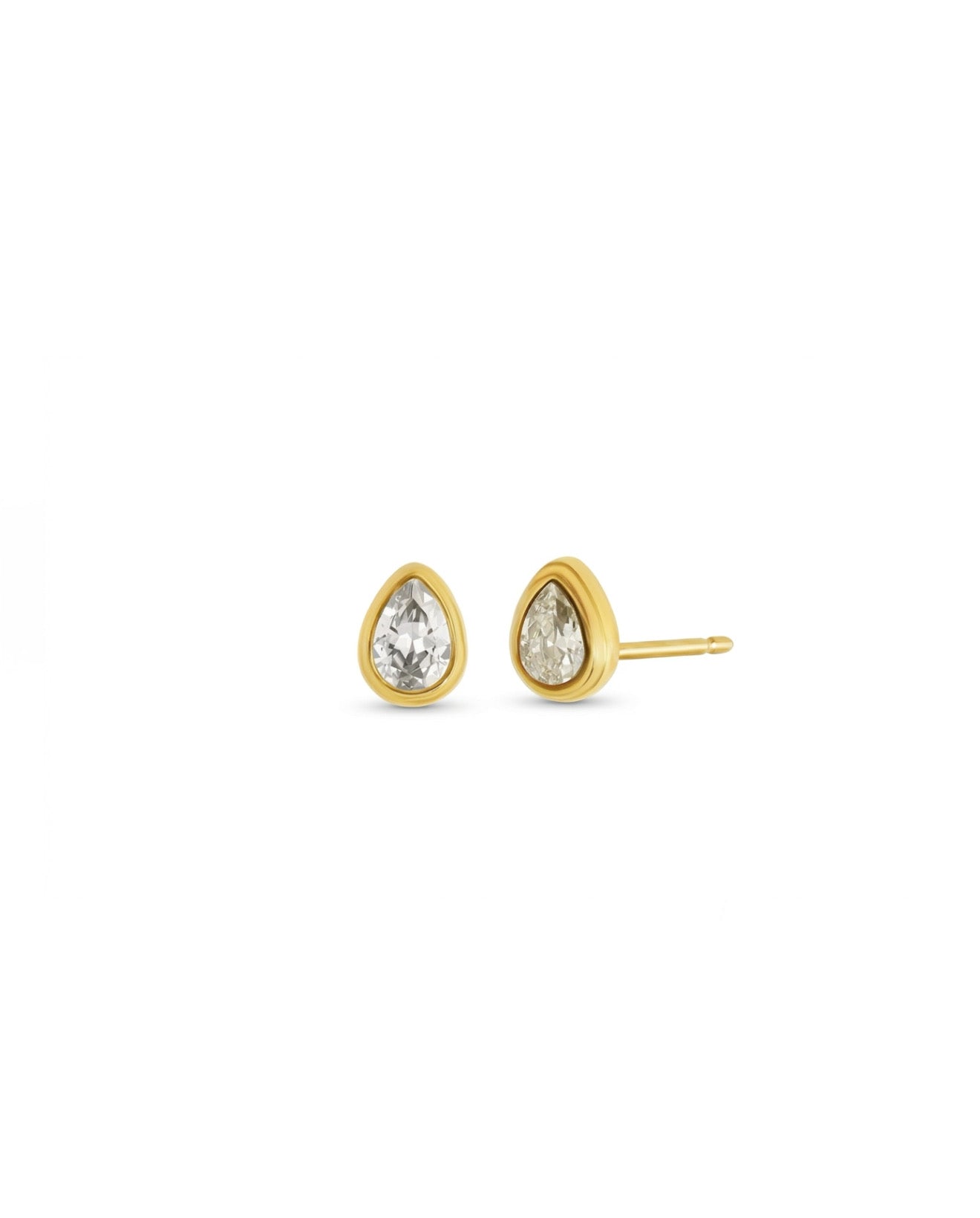 Cz Tear Drop Earrings