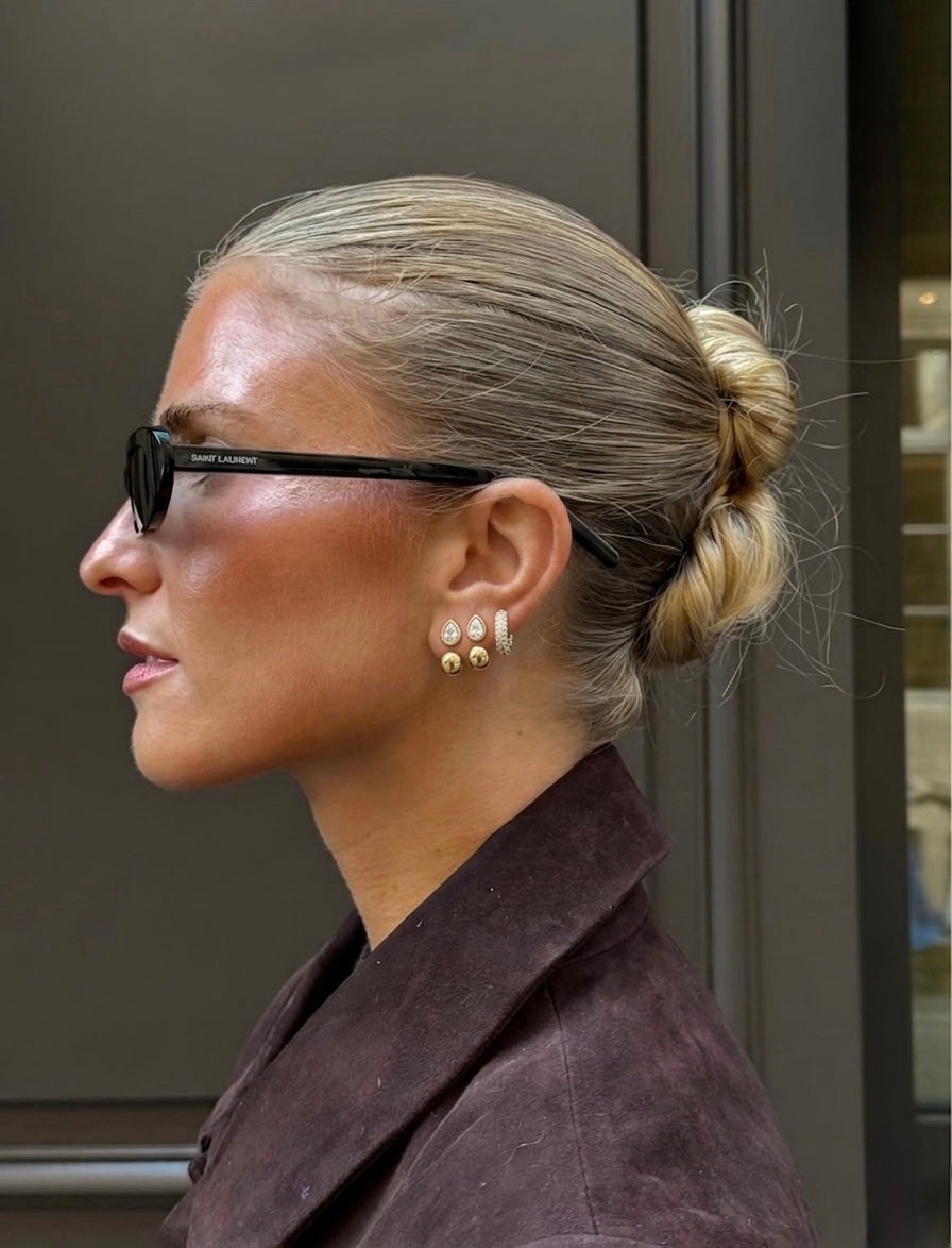 Cz Tear Drop Earrings