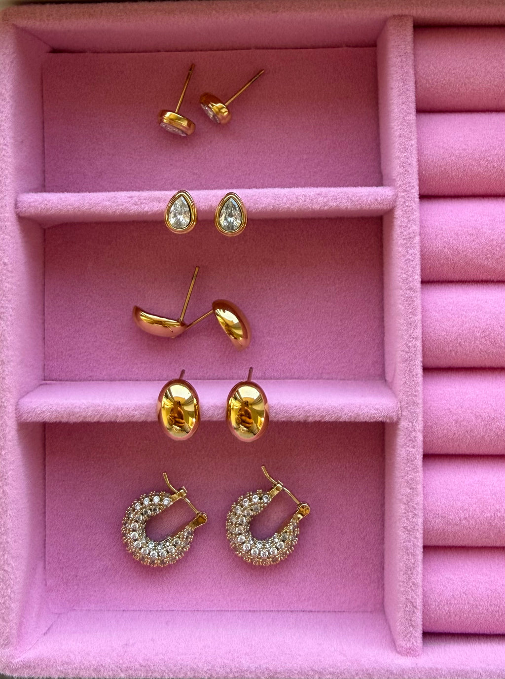 Cz Tear Drop Earrings