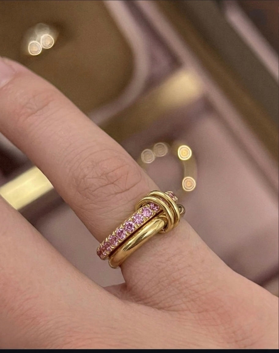 Pink stack ring