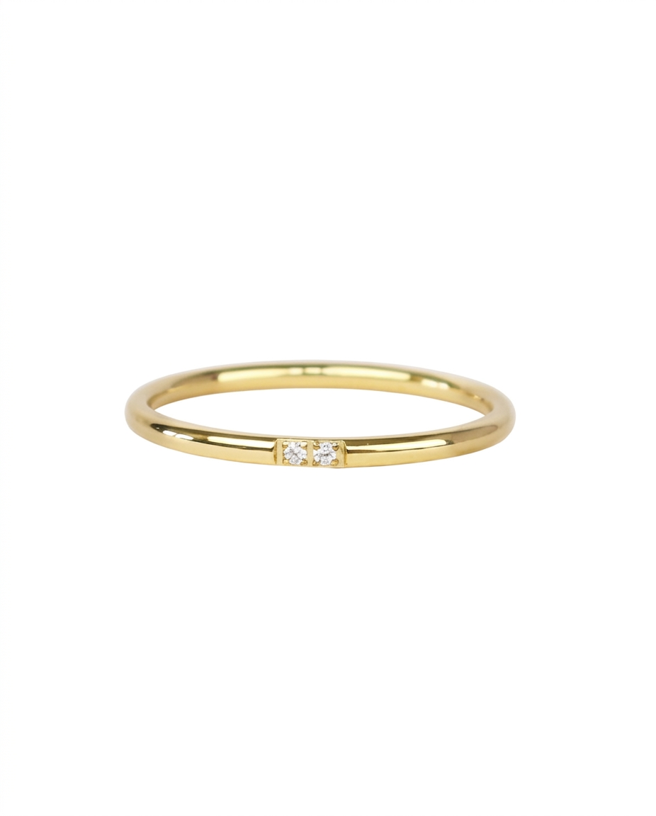 Duo Sapphire Stacking Ring